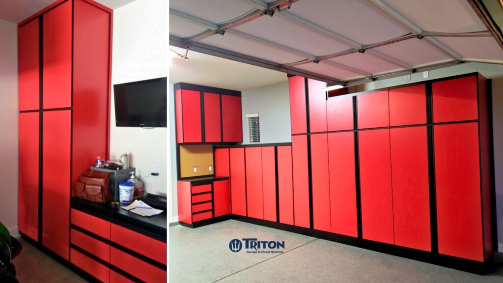 Garage cabinet storage